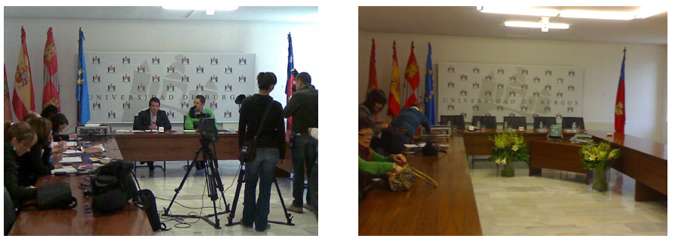Escenarios. Escenarios ruedas de prensa...