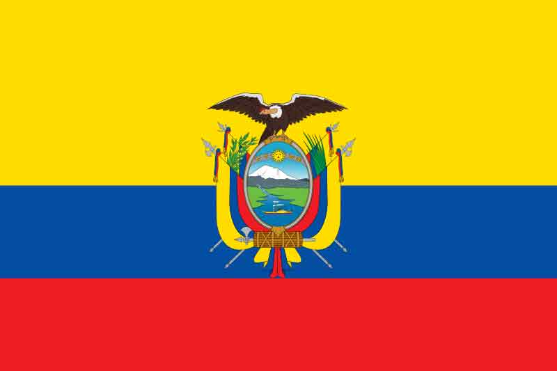 Uso de la bandera Nacional de la República del Ecuador