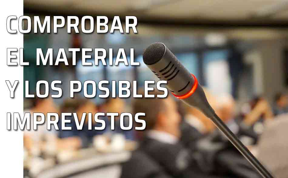 Check list para comprobar que todo funciona: material de apoyo