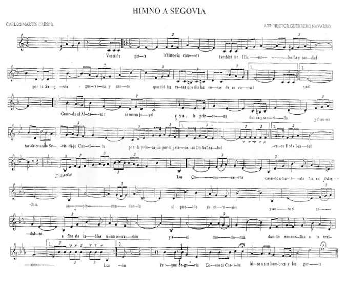 Himno. Segovia.