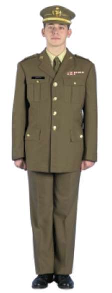 Uniforme hombre. Uniforme de diario de cuadros de mando. Hombre. Modalidad A y B.