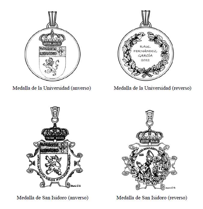 Anexo II. Medallas ULE.