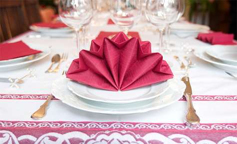 Servilleta mesa de Navidad-