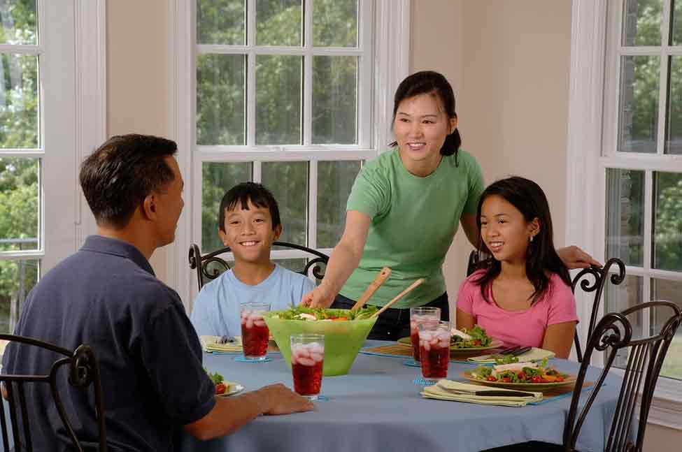 Comida familiar - Los almuerzos en familia