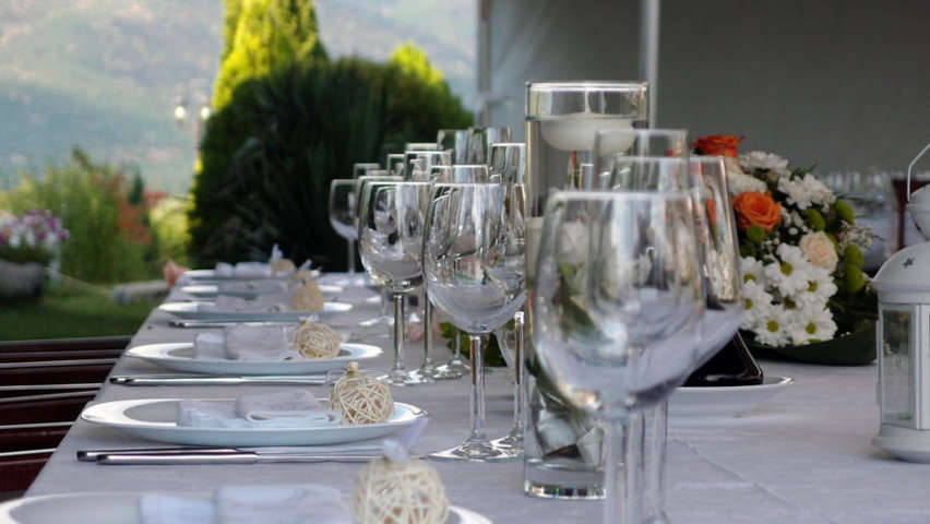 Mesa elegante para un boda