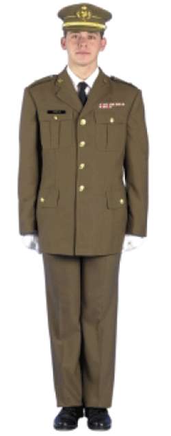 Uniforme hombre. Modalidad A y B.