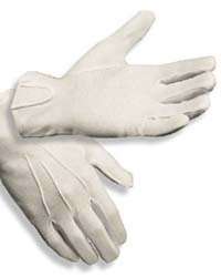 Los guantes blancos. 