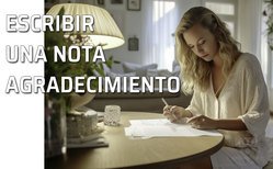 La nota de agradecimiento manuscrita es casi imprescindible cuando se trata de dar las gracias
