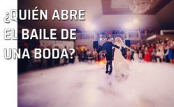 Una pareja de recién casados baila el día de su boda