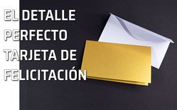 Una tarjeta de felicitación por escribir