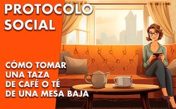 Las mesas bajas de salón y otras similares son habituales para tomar un té o café