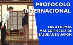 La reverencia es la manera más clásica y tradicional de saludar en Japón