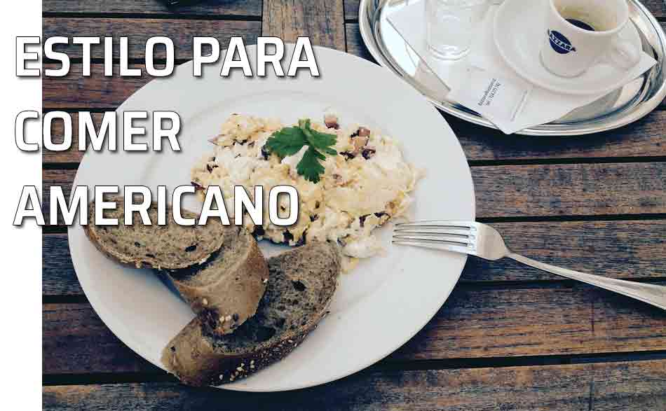 Estilo Americano para comer