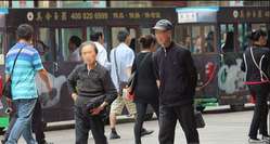 Paseando por la calle East Nanjing Road.