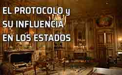Antecedentes históricos del protocolo y su influencia a través de la historia en los Estados, en la sociedad y en la política en España y Europa. Salón de Palacio