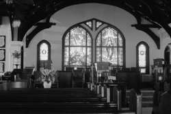 Interior de la iglesia de Elmslie, George Town.