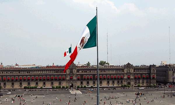Zócale de la Ciudad de México.