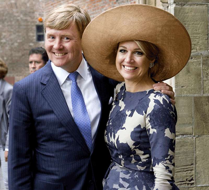 Máxima de los Países Bajos con su marido Guillermo Alejandro.