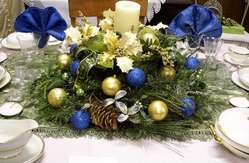 Centro de mesa de Navidad.