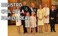 Registro Civil de la Familia Real, Real Decreto 2917/1981. Foto familia Real