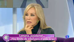 Carmen Lomana en el programa de RTVE +Gente