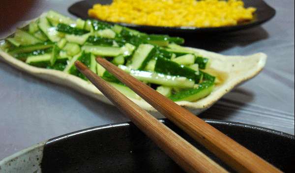 Comida típica china de Anji, Zhejiang provincia de China.