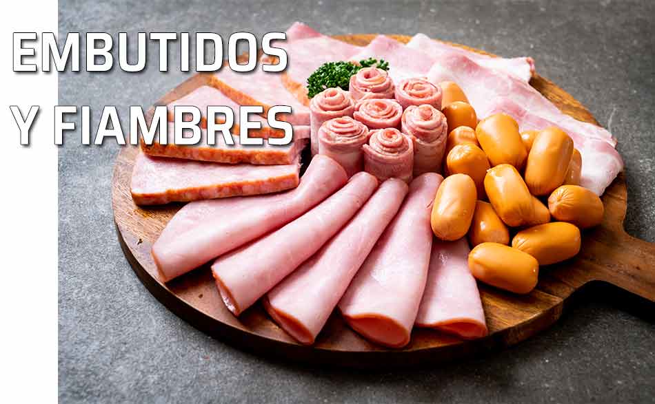 Plato variado de embutidos y fiambres