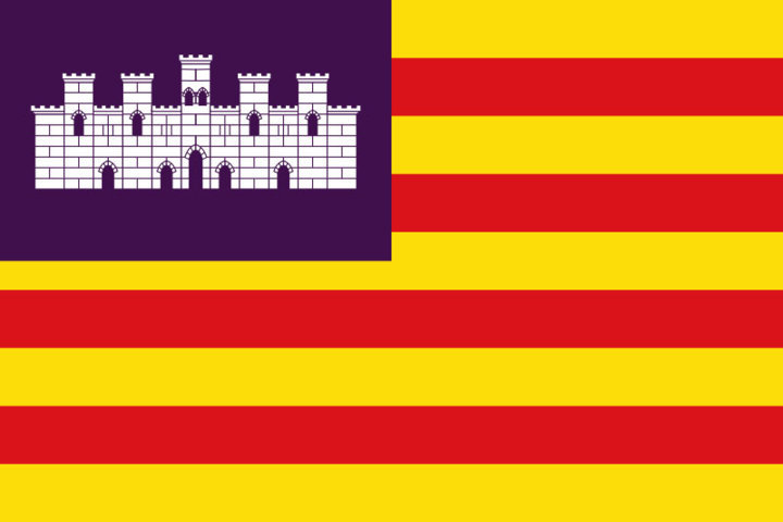 Comunidad Autónoma de las Islas Baleares - Bandera oficial