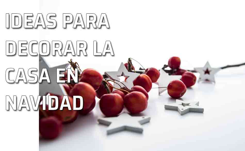 Decoración de Navidad. Adornos navideños sencillos