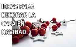 Decoración de Navidad. Adornos navideños sencillos