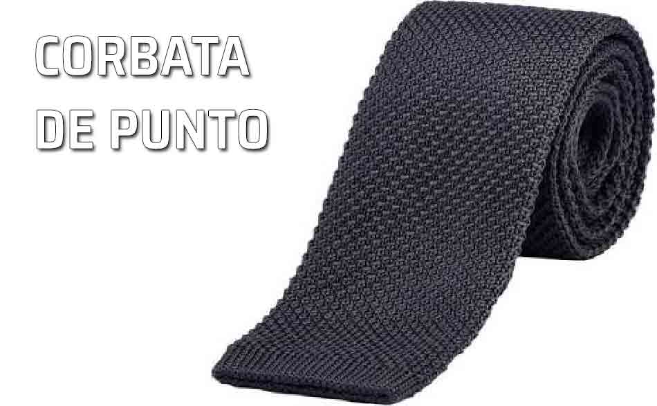 Corbata de vestir de punto