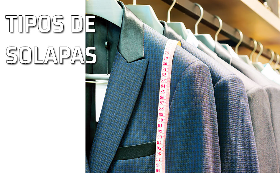 Chaquetas con distintos tipos de solapas