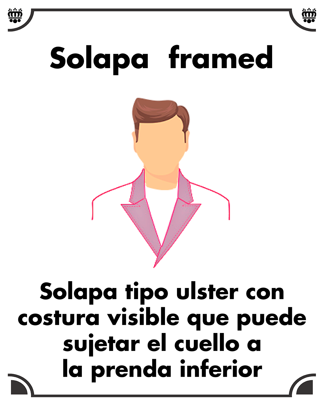 Solapa similar a la solapa ulster