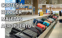 Cinta transportadora de maletas de un aeropuerto