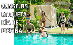 Un grupo de amigos disfruta de un día de piscina y diversión