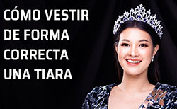 Consejos para vestir de forma correcta una tiara