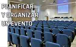 Sala de conferencias. Fases para planificar y organizar un evento de forma exitosa