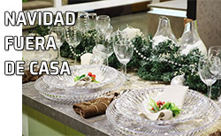 Mesa de Navidad de un restaurante