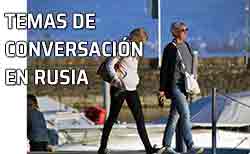 Pareja de mujeres charlando. Rusia y los temas de conversación