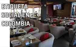 Restaurante. Reglas de etiqueta Colombia