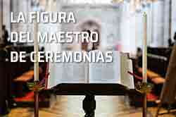 Las funciones y cometidos de un maestro de ceremonias. Atril con libro