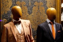 Maniquís hombre - Corbata y pajarita