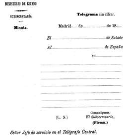 Documento diplomático.