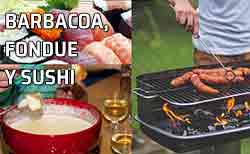 Barbacoa, fondue y sushi, reglas de etiqueta