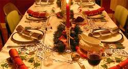 Mesa de Navidad.