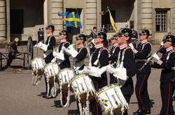 Banda militar de Suecia.