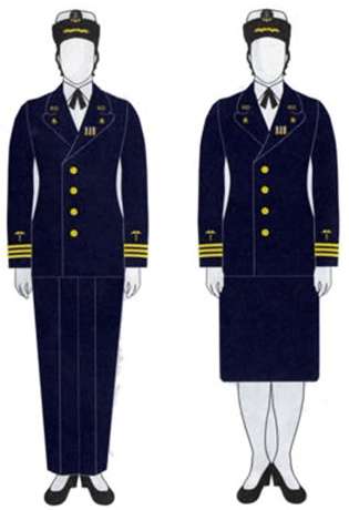 Uniforme mujer C-2A y C-2B