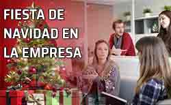 Una fiesta de Navidad en la oficina