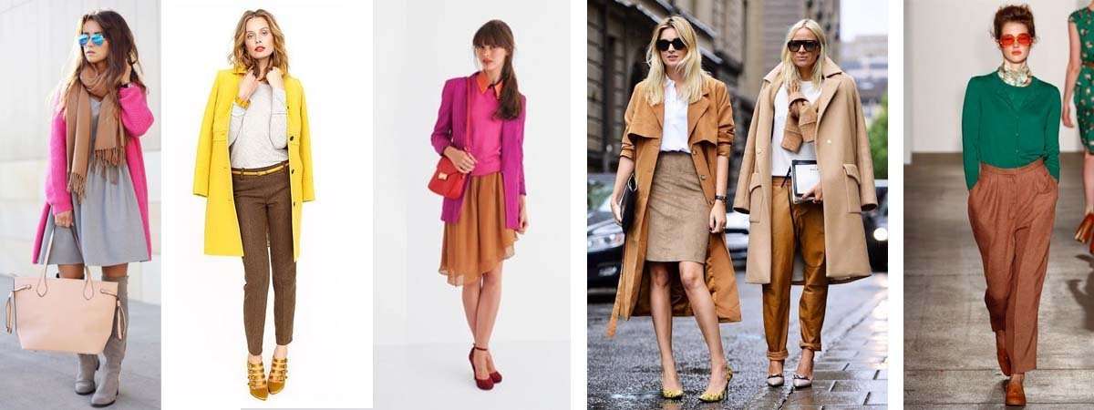 Combinaciones de prendas con el color marrón.