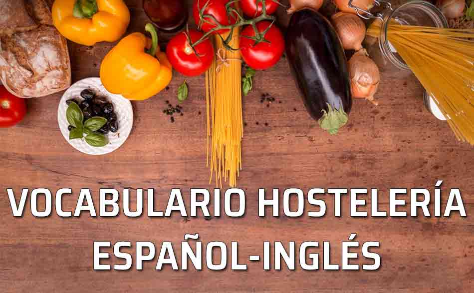 Vocabulario hostelería español-ingles